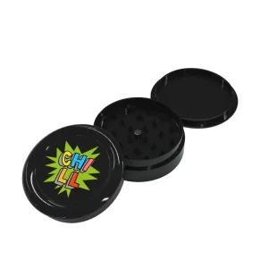 custom plastic grinders with full-color logo 62mm
