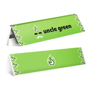 Custom king size rolling papers with quick print branding, available in hemp or unbleached wood pulp