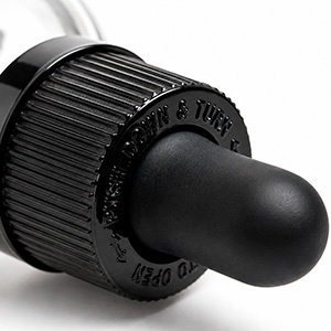 CBD tincture bottle feature