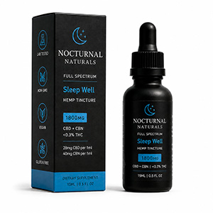 CBD tincture bottle feature