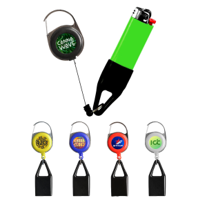 custom lighter leash, all colors with full color layout and logo